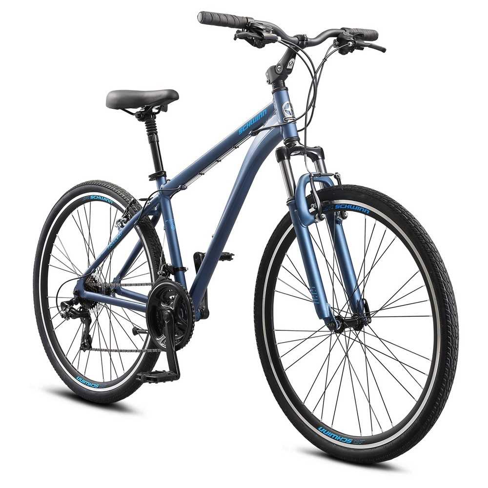 Blue 700c Hybrid Bike Y80819