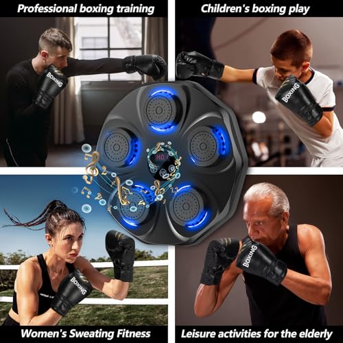 Large Size Wall Mounted Electronic Boxing Target with Boxing Gloves F636