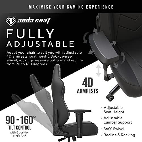 White Leather Ergonomic Gaming Chair with Lumbar Support C652535