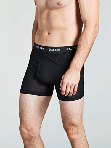 Men's Nylon Spandex Performance Boxer Briefs 4-Pack B82218