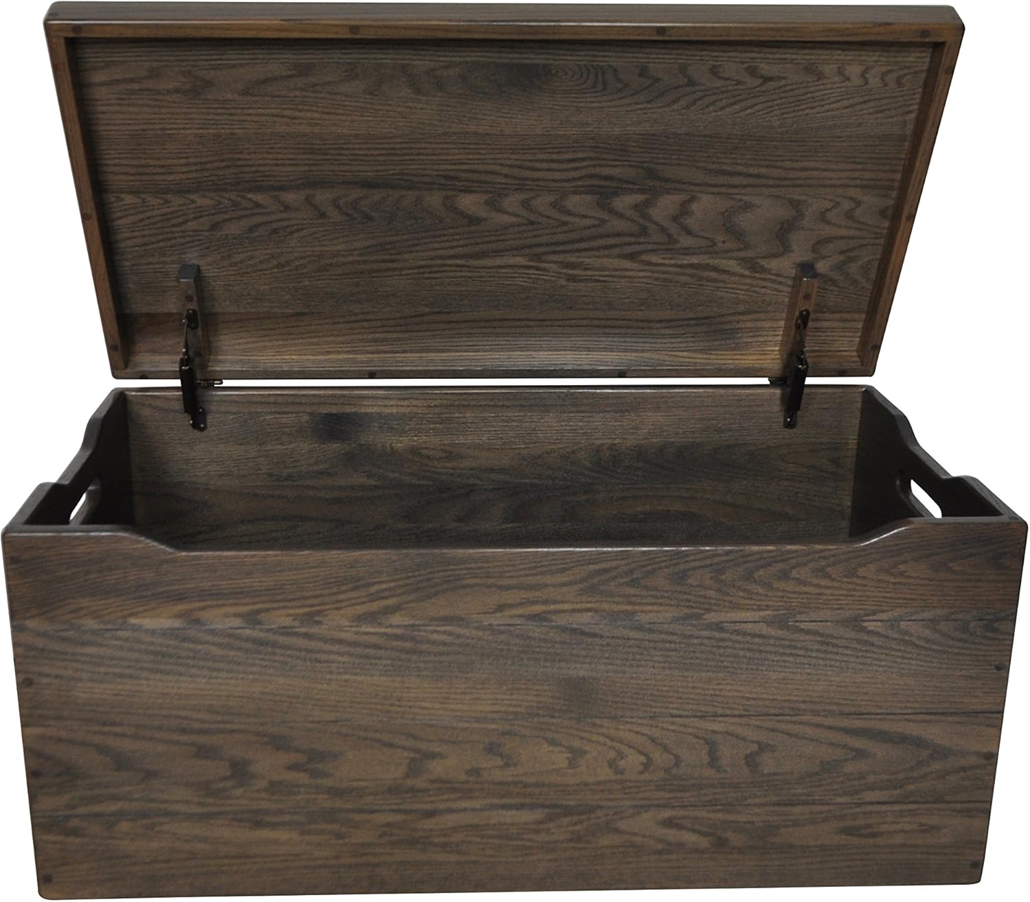 30" Solid Wooden Storage Chest with Handles J187982