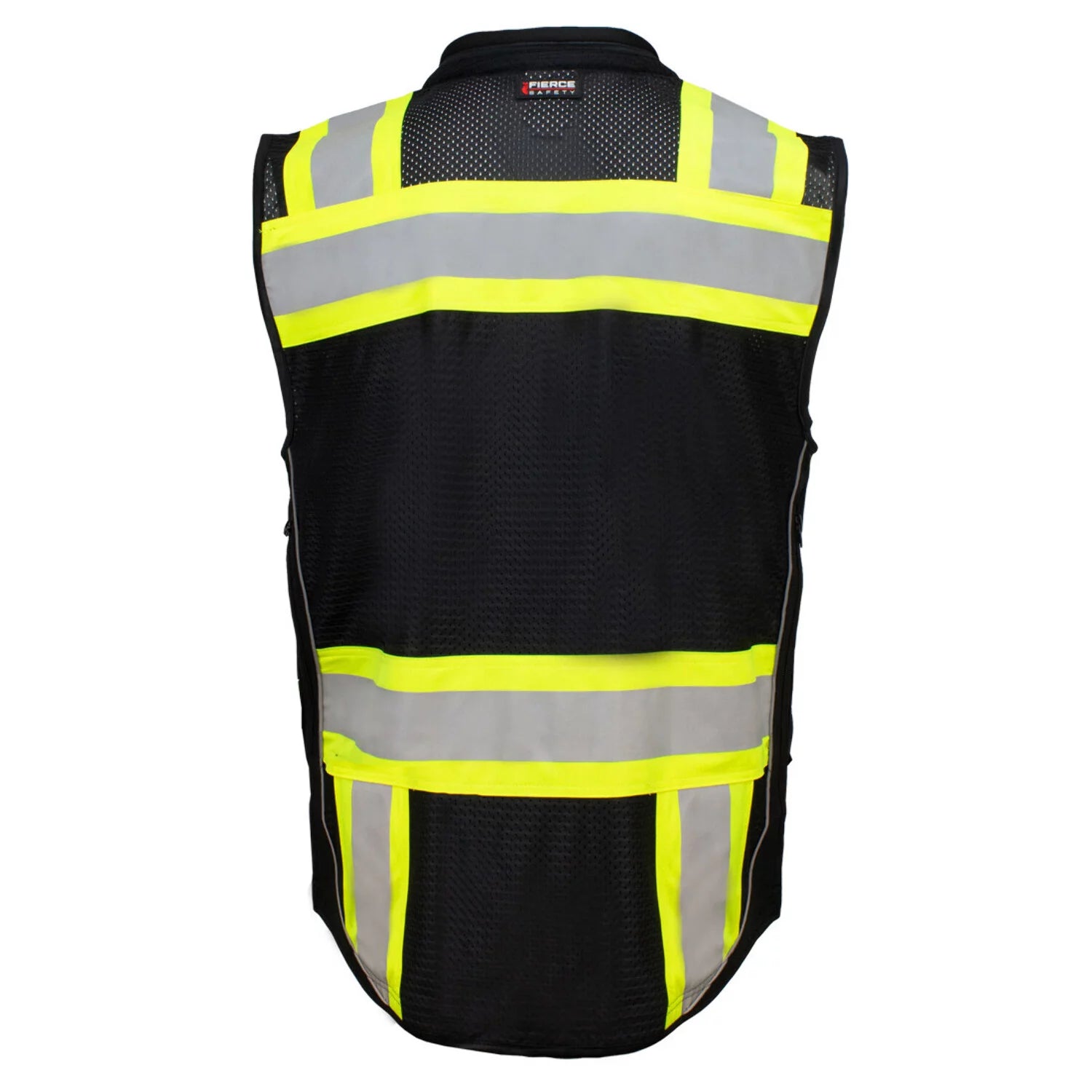 Black Surveyors Class 1 Vest with Tablet Pocket B919