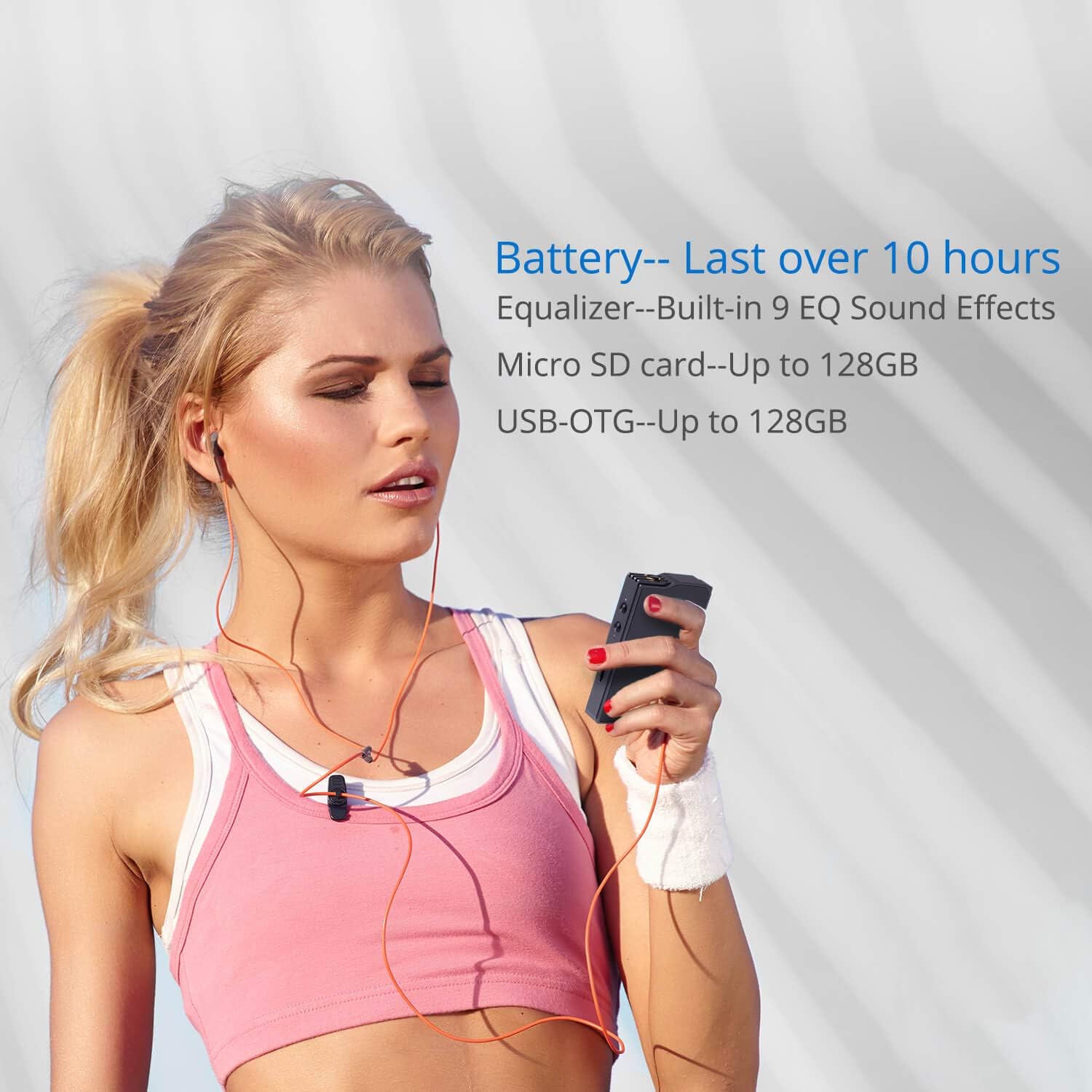 32GB HiFi MP3 Player with Bluetooth H730747