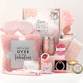Gift Basket with Tumbler Blanket J1432