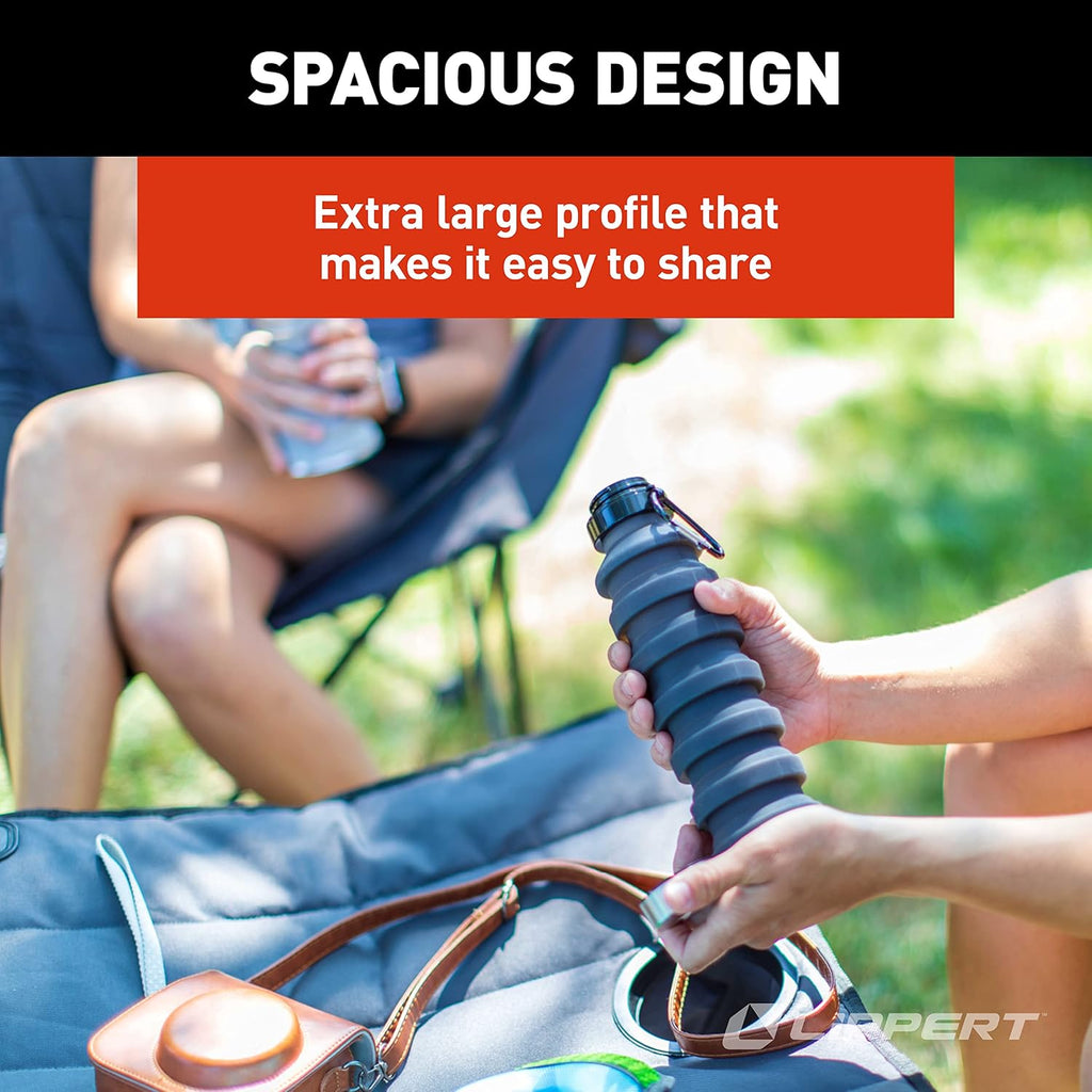 Dark Gray Campfire Ottoman G275948