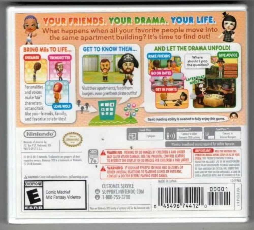 Tomodachi Life 3DS C1347