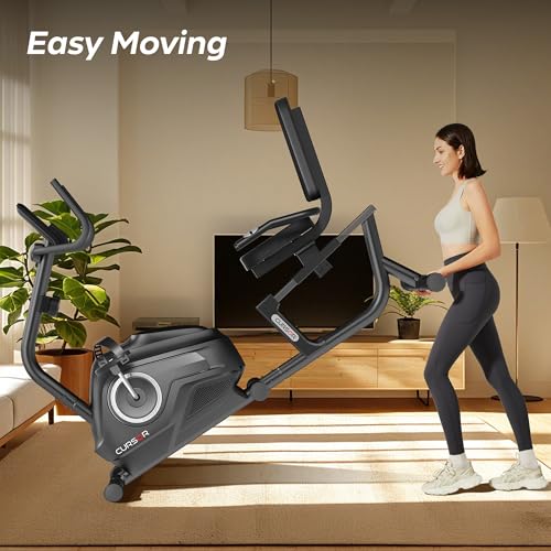 Recumbent Exercise Bike with Adjustable Seat and 16-Level Magnetic Resistance V5307