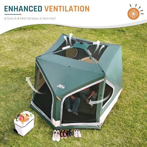 4/6/8 Person Instant Cabin Tent T120519