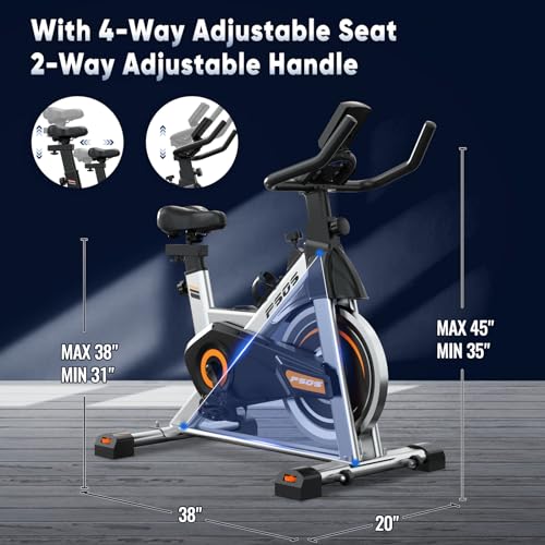 Indoor Cycling Exercise Bike with Digital Display B9658