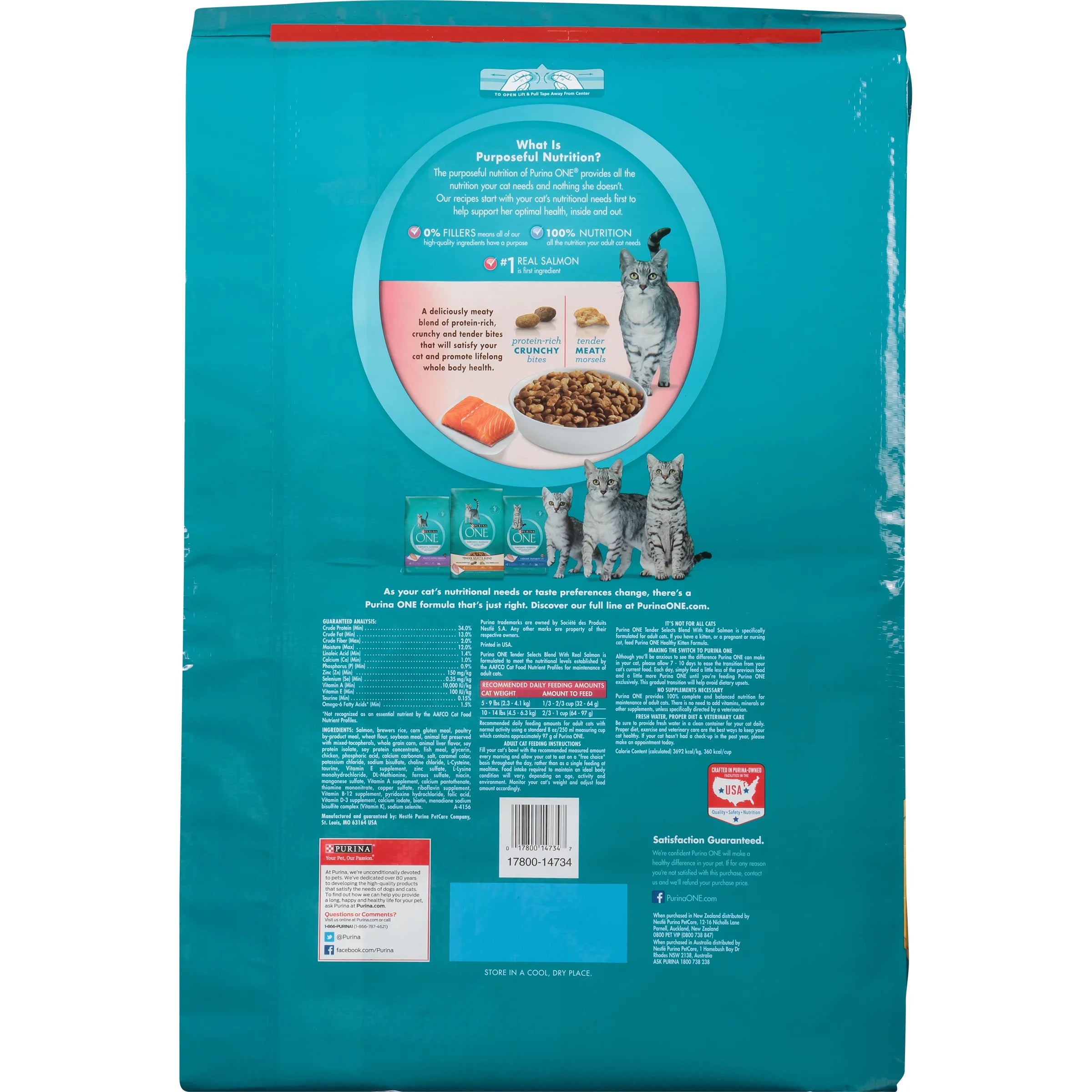 22 lb. Cat Food with Real Salmon F7502
