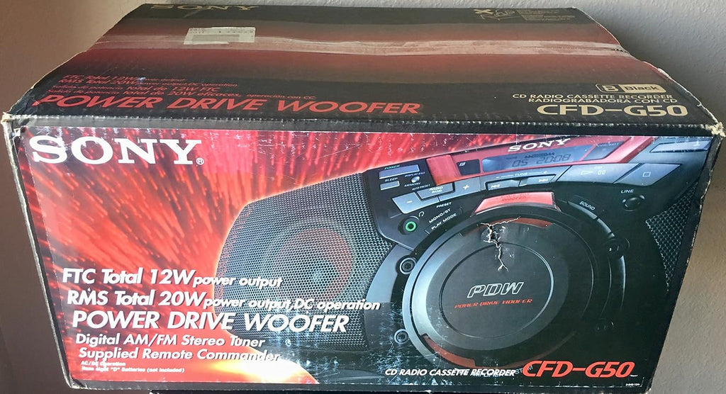 Portable AM/FM/CD Cassette Boombox H61232