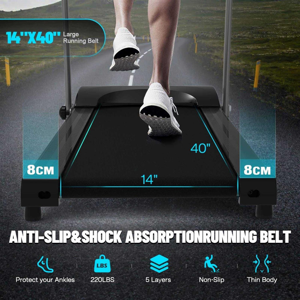 Foldable Electric Treadmill with Incline P775605