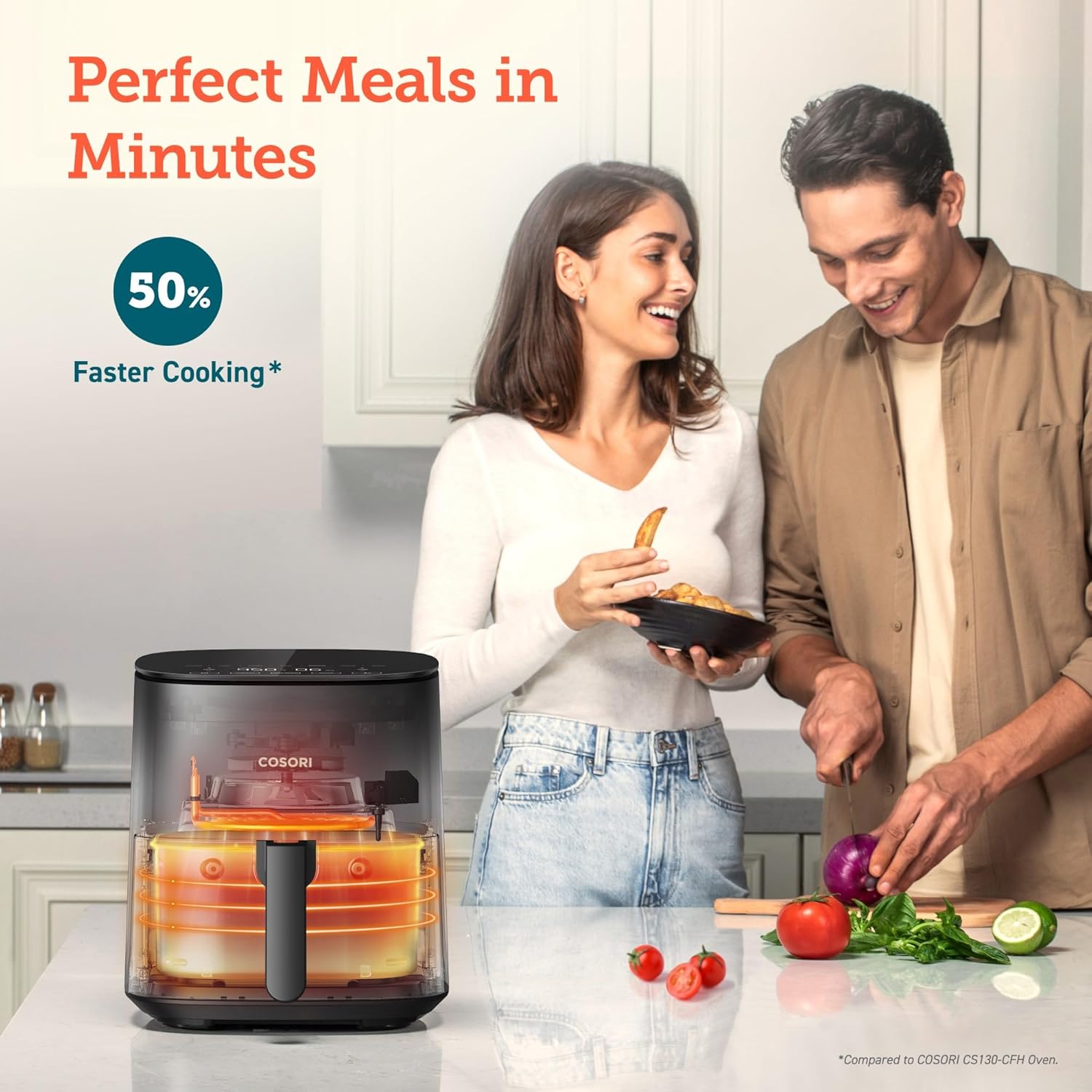 5-Qt Airfryer Toaster Oven Combo C38684