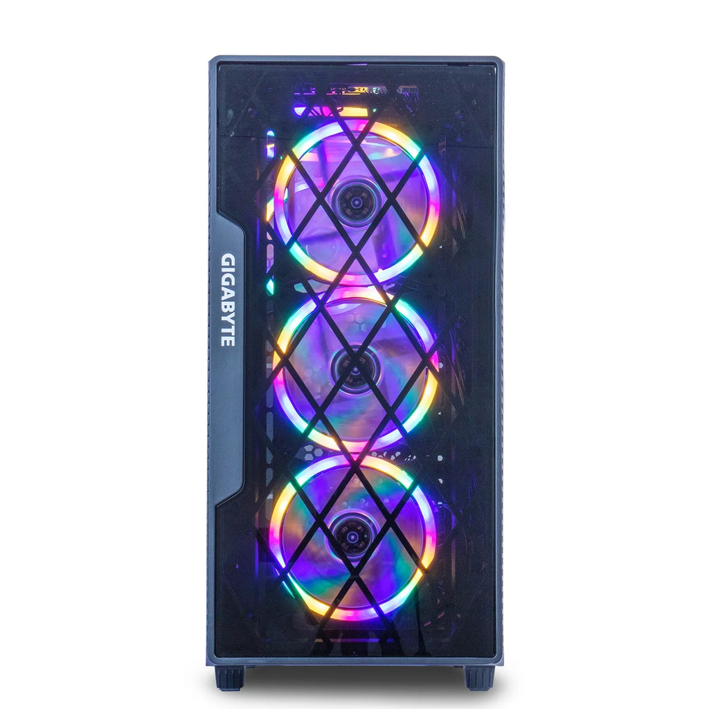 AMD Ryzen 5 4500 3.6GHz RX6600 16GB DDR4 500GB NVME SSD 6RGB Fans Gaming PC Desktop Computer A20122