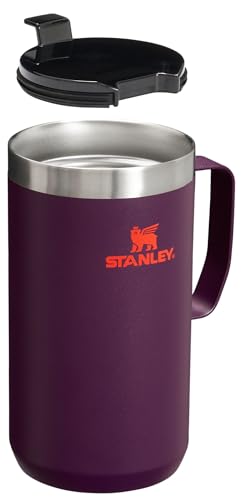 24 oz Insulated Stainless Steel Camp Mug with Press Fit Lid A4717