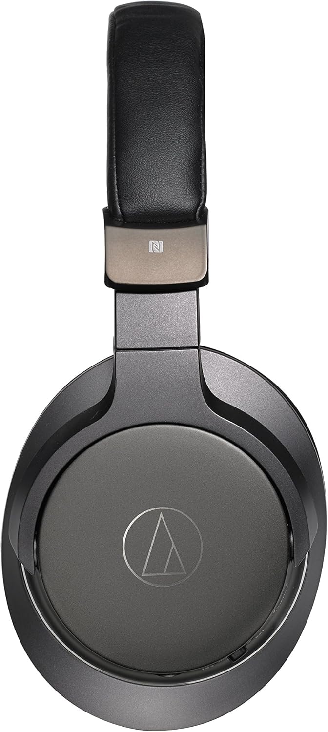 Black Bluetooth Wireless Over-Ear Headphones with Mic V18560