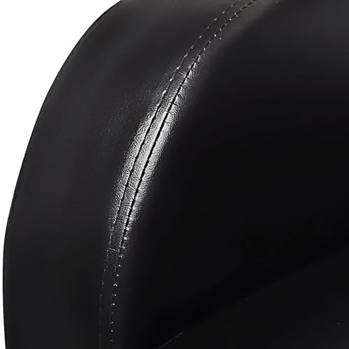 2-Seater Black Faux Leather Recliner Sofa with Cup Holder K448