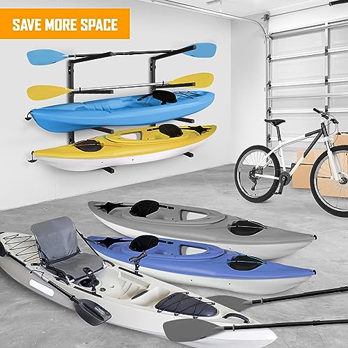 Kayak Wall Mount Rack 400lbs 4 Adjustable Levels M53209