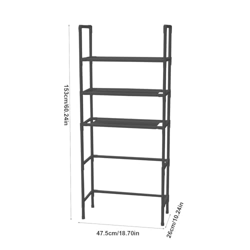 Stainless Steel 3-Layer Bathroom Shelves O60910