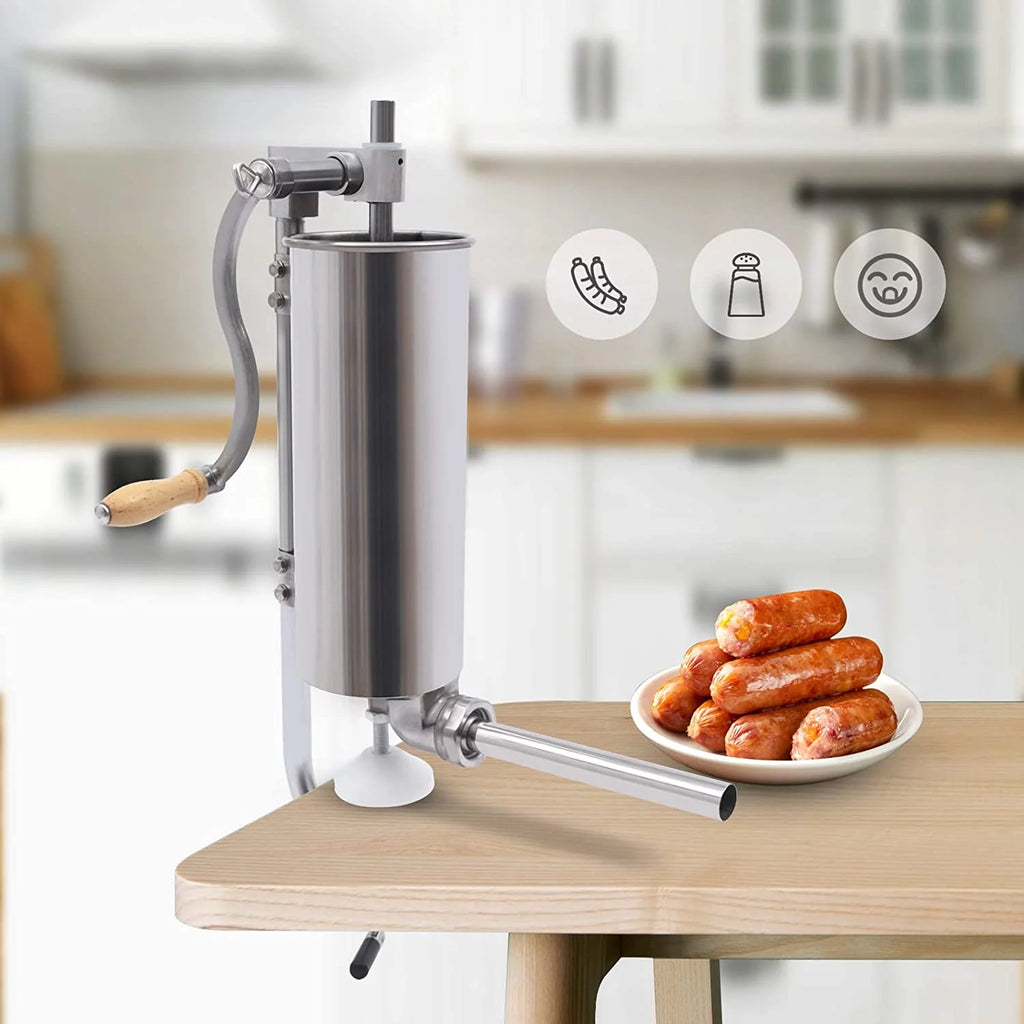 7lb 3L Stainless Steel Sausage Stuffer S614