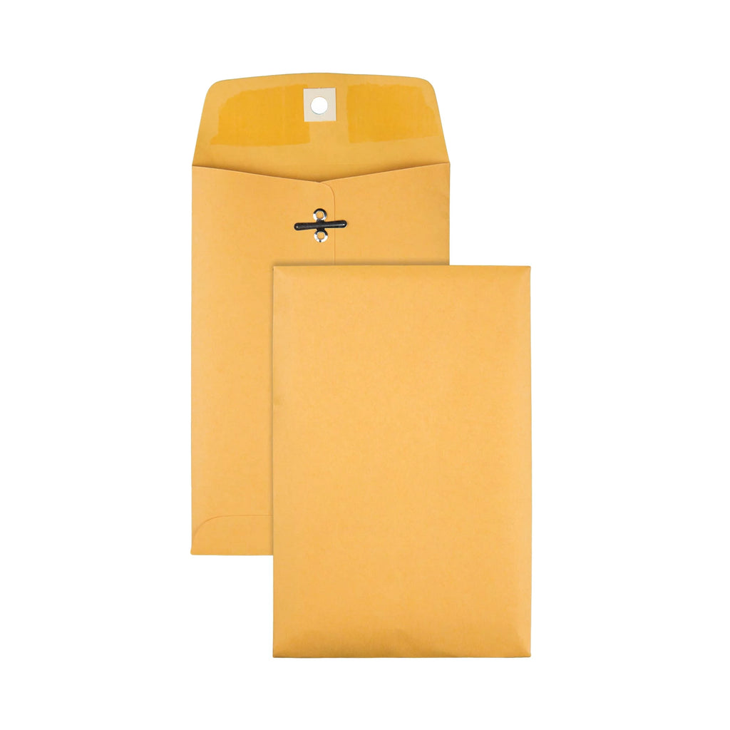 Brown Clasp Envelopes, 6 1/2" x 9 1/2", Box Of 100 I503976