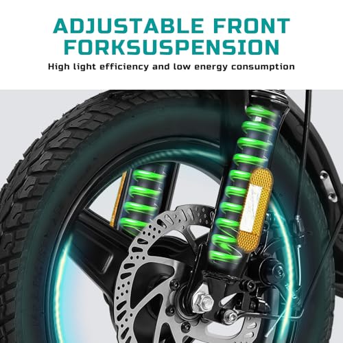 14" Foldable Electric Bike with 560W Motor and 48V Battery H57982