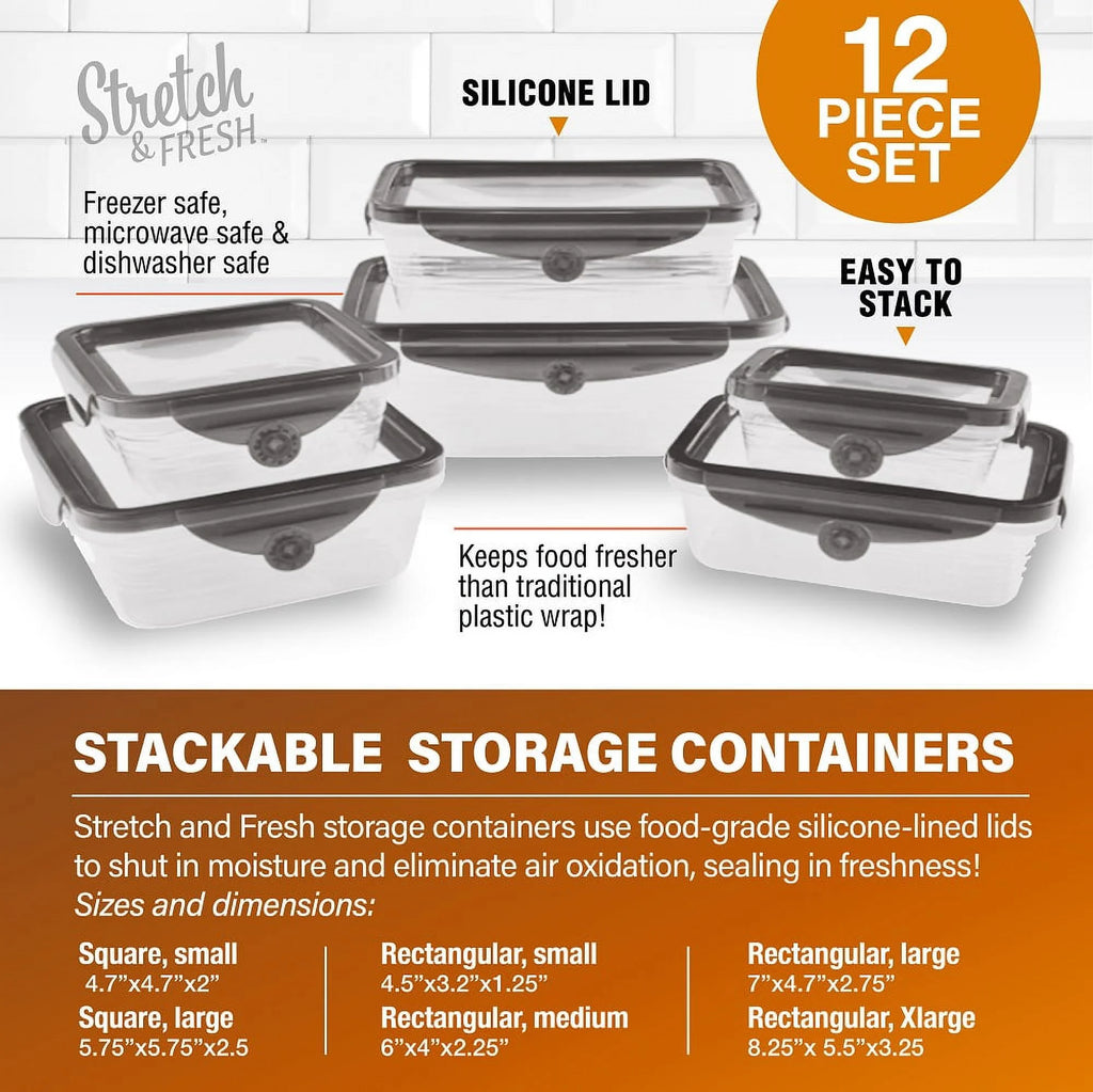 32 Pcs Nonstick Cookware Bakeware Food Storage Set Red C486405