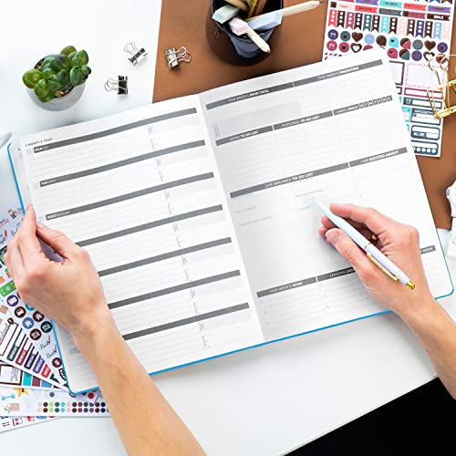 Black Weekly & Monthly Life Planner 8.5x11″ X89494