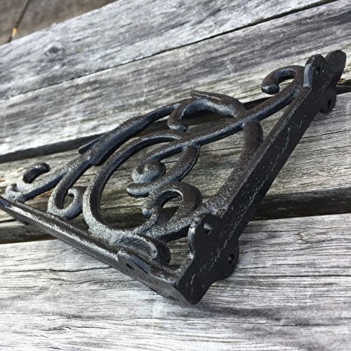 Black Cast Iron Shelf Bracket F824244