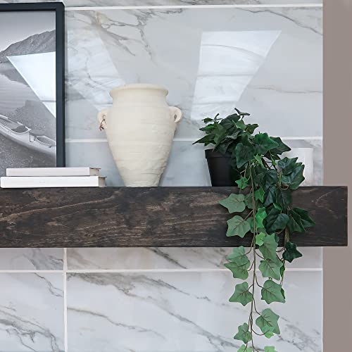 Brown 48Lx6Hx8D Floating Shelf Z9361