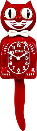 Space Cherry Red 15.5" High Wall Clock U2348