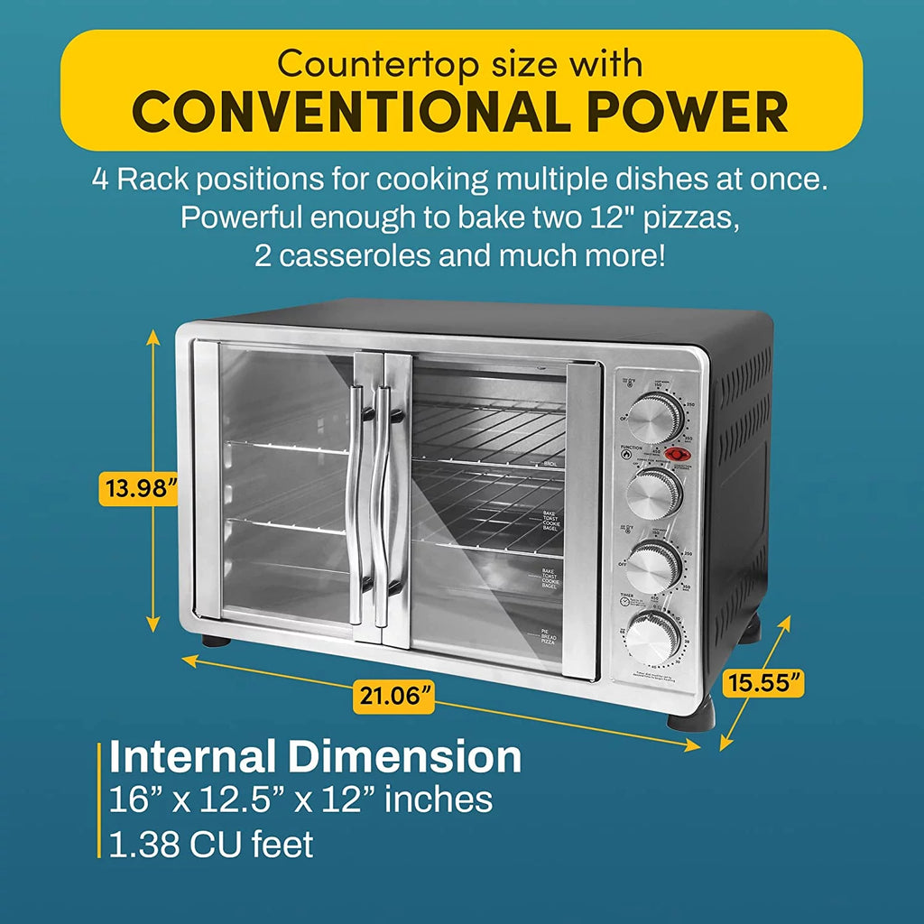 47.5Qt 18-Slice Convection Oven Stainless Steel K91892