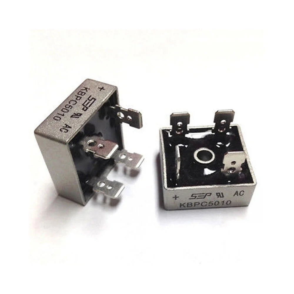 5/10Pcs 1000V 50A Metal Case Single Phase Diode Bridge Rectifier A46002