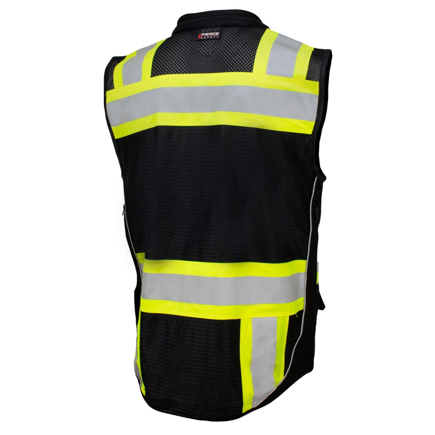 Black Surveyors Class 1 Vest with Tablet Pocket B919