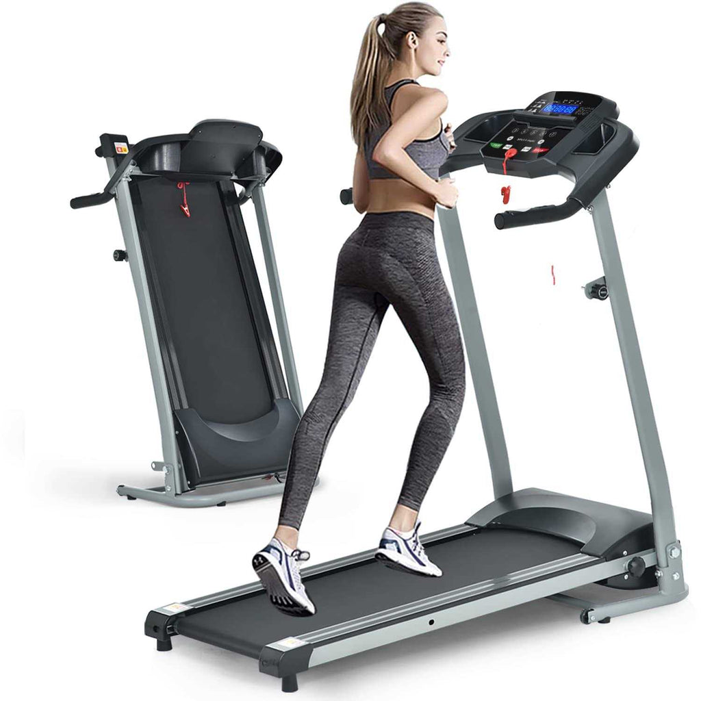 Foldable Electric Treadmill with Incline P775605