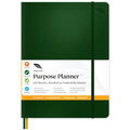 B5 Undated Daily Planner Notebook (Tan Softcover) F22428