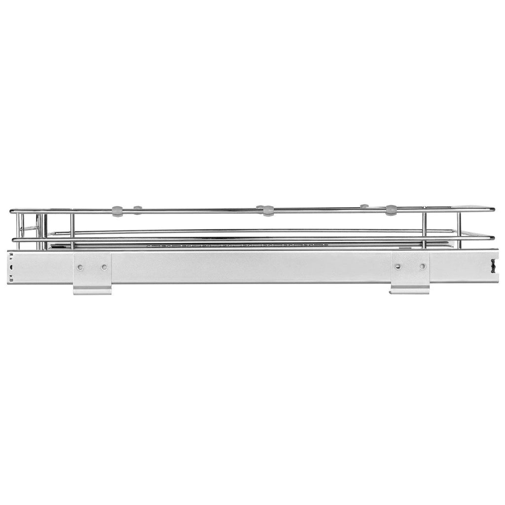 Chrome Steel Pull Out Cabinet Organizer with Slide Out Shelves W442420