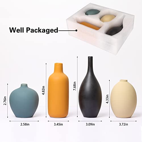 4pcs Ceramic Vases E31577
