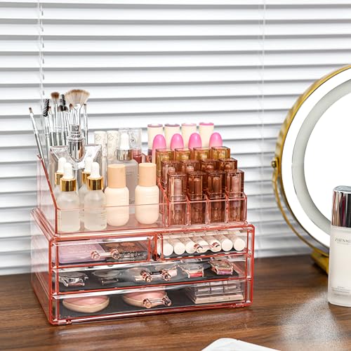 Clear Acrylic 10 Drawer Makeup Storage Organizer Y967