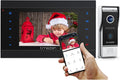 Wireless WIFI Video Door Phone IP Doorbell Intercom System with 7 Inch Monitor 1080P Wired Camera Night Vision P51143