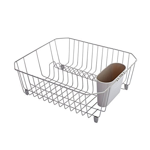 Large White Dish Drainer W830