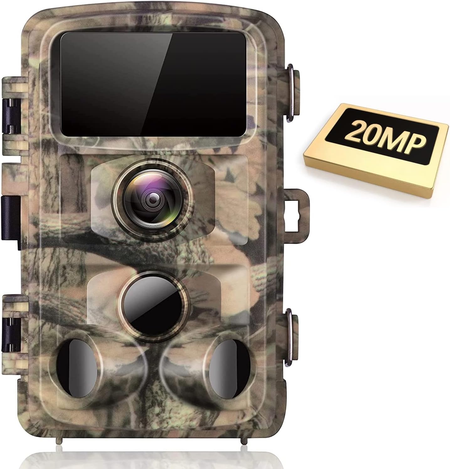20MP 1080P Waterproof Trail Camera with 3 Infrared Sensors Motion Activated Night Vision Z2383