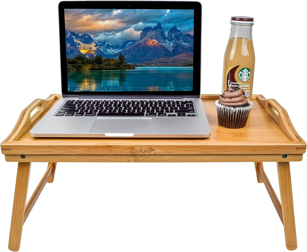 Large Organic Bamboo Folding Serving Tray D74074