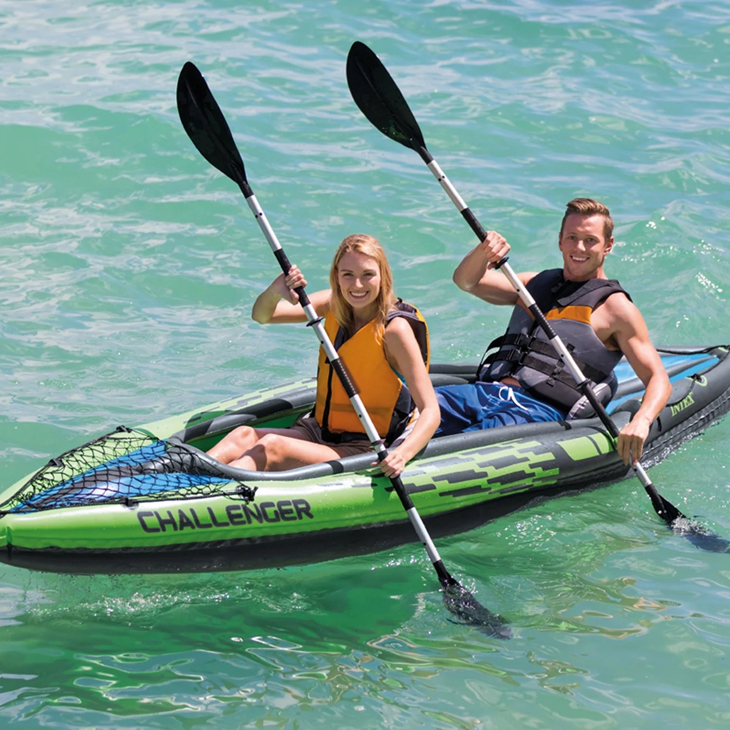 Inflatable Kayak with Oars and Hand Pump Z3616
