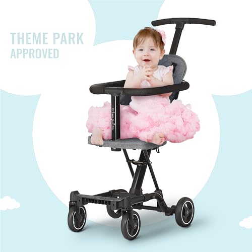 Pink Lightweight Compact Stroller with One Hand Fold W7130