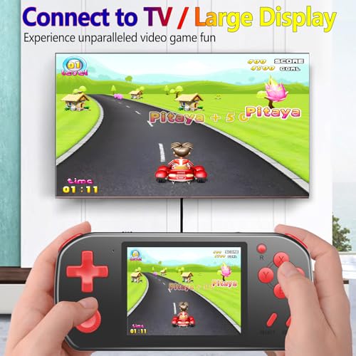 270 Classic Retro Video Game Handheld Console with 3.0'' Color Screen (Black) C189911