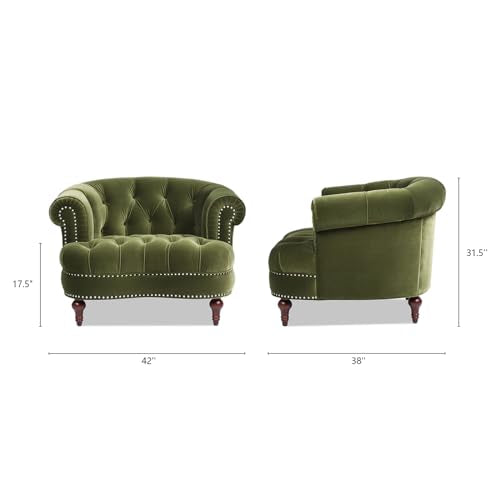 Lavender Velvet Tufted Accent Chair K481