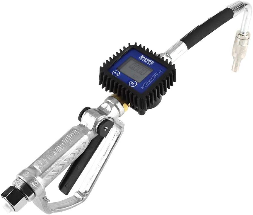 1/2 inch NPT Inlet Pressure 1500 Psi 100 Bar Digital Fuel Oil Lubricant Nozzle with Flow Meter H2909
