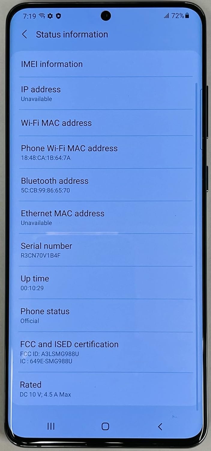 128GB Cosmic Gray Unlocked Galaxy S20 Ultra J6300