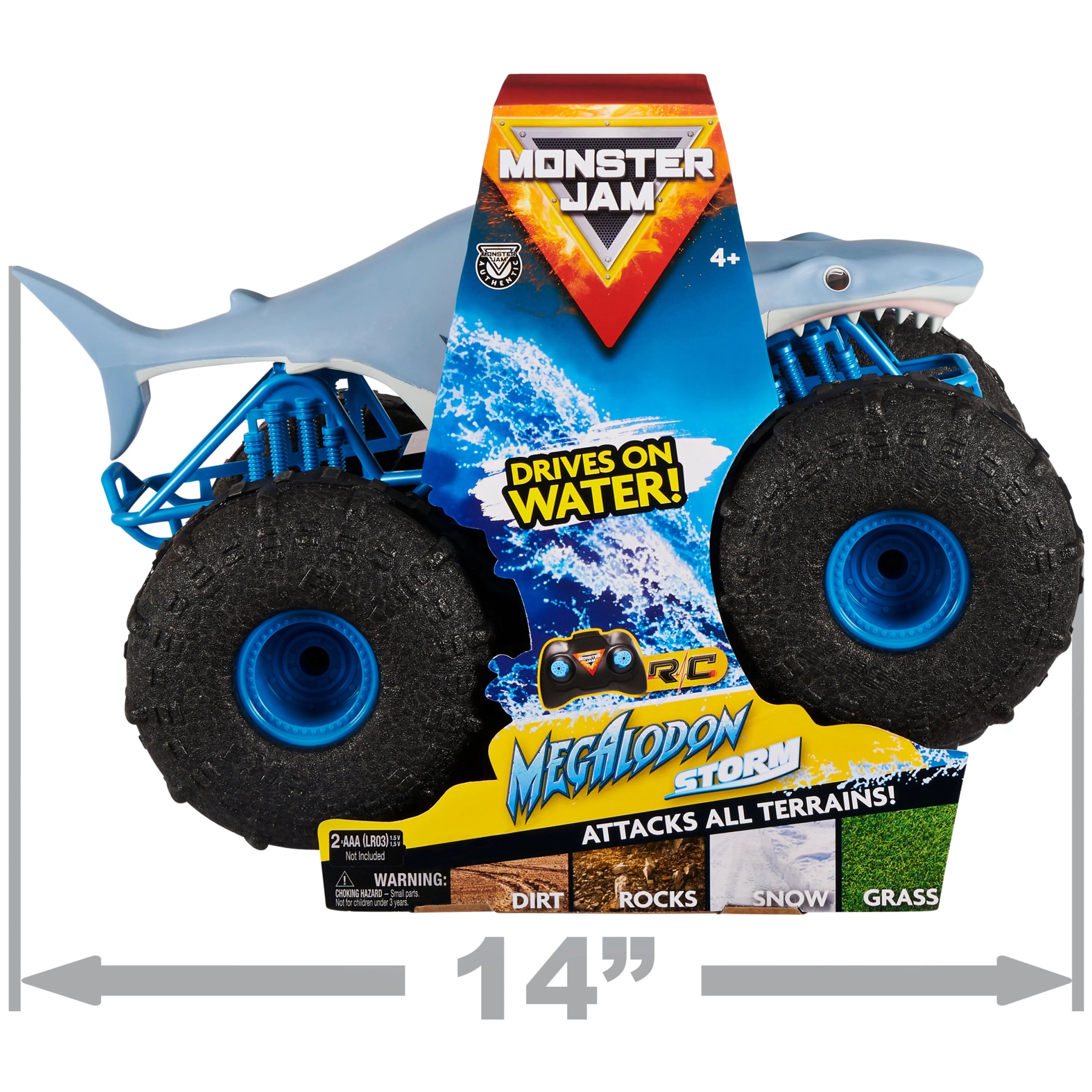 1:15 Scale All-Terrain Remote Control Monster Truck J863